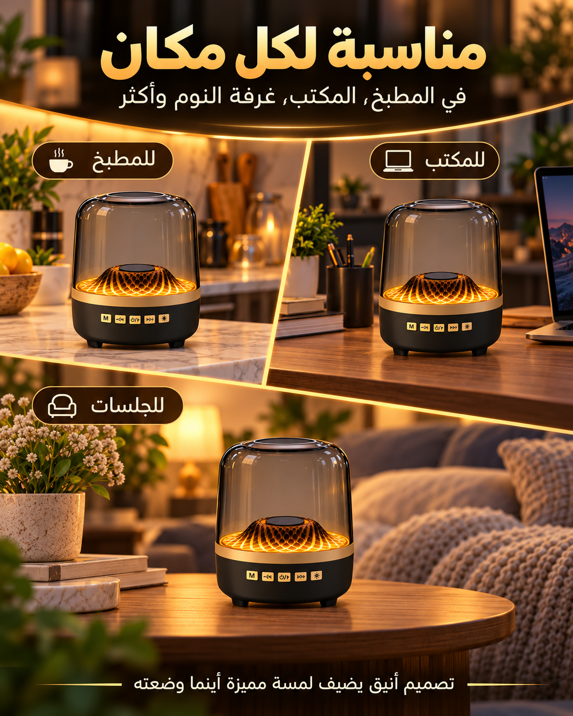 GlowBeat RGB Speaker – سماعة الأجواء والموسيقى